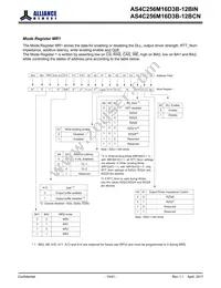 AS4C256M16D3B-12BINTR Datasheet Page 10