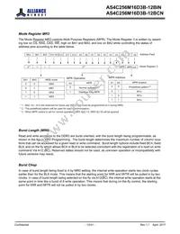 AS4C256M16D3B-12BINTR Datasheet Page 12
