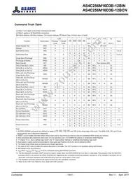AS4C256M16D3B-12BINTR Datasheet Page 14
