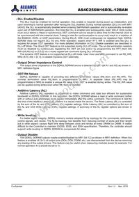 AS4C256M16D3L-12BAN Datasheet Page 17