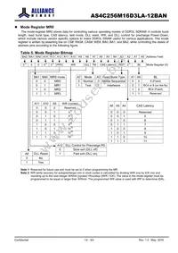 AS4C256M16D3LA-12BAN Datasheet Page 14