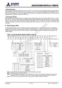 AS4C256M16D3LA-12BCNTR Datasheet Page 16
