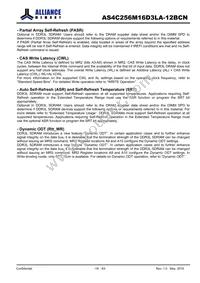 AS4C256M16D3LA-12BCNTR Datasheet Page 19