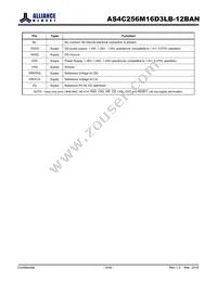 AS4C256M16D3LB-12BANTR Datasheet Page 5