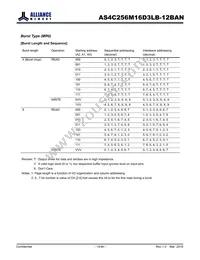 AS4C256M16D3LB-12BANTR Datasheet Page 13