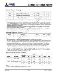 AS4C256M16D3LB-12BANTR Datasheet Page 16