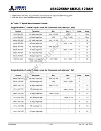 AS4C256M16D3LB-12BANTR Datasheet Page 17