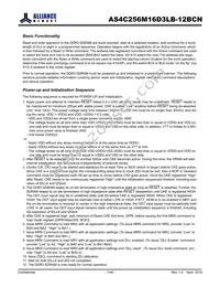 AS4C256M16D3LB-12BCNTR Datasheet Page 7
