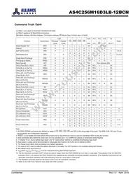 AS4C256M16D3LB-12BCNTR Datasheet Page 14