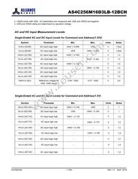 AS4C256M16D3LB-12BCNTR Datasheet Page 17