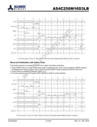AS4C256M16D3LB-12BINTR Datasheet Page 8