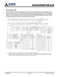 AS4C256M16D3LB-12BINTR Datasheet Page 9