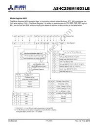 AS4C256M16D3LB-12BINTR Datasheet Page 11