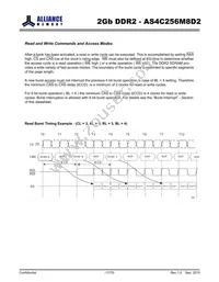 AS4C256M8D2-25BIN Datasheet Page 17