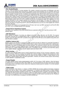 AS4C256M8D3-12BANTR Datasheet Page 17