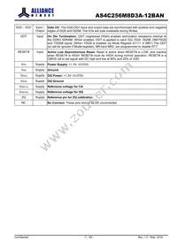 AS4C256M8D3A-12BAN Datasheet Page 7