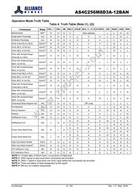 AS4C256M8D3A-12BAN Datasheet Page 8