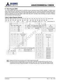 AS4C256M8D3A-12BCNTR Datasheet Page 14