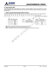 AS4C256M8D3A-12BCNTR Datasheet Page 20