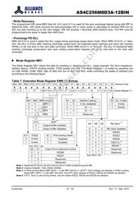 AS4C256M8D3A-12BINTR Datasheet Page 16