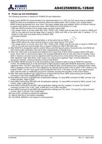 AS4C256M8D3L-12BANTR Datasheet Page 10