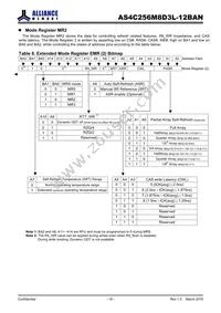 AS4C256M8D3L-12BANTR Datasheet Page 18