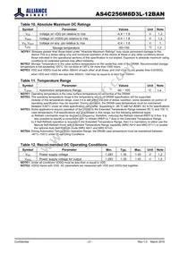 AS4C256M8D3L-12BANTR Datasheet Page 21