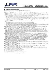 AS4C256M8D3L-12BINTR Datasheet Page 10