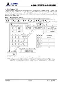 AS4C256M8D3LA-12BAN Datasheet Page 14