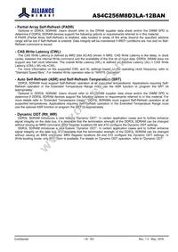 AS4C256M8D3LA-12BAN Datasheet Page 19