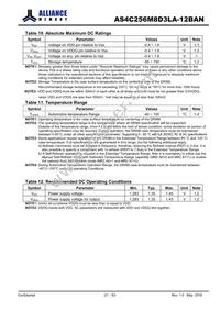 AS4C256M8D3LA-12BAN Datasheet Page 21