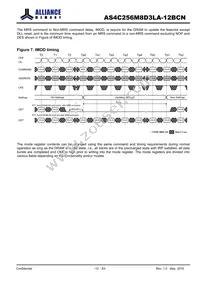 AS4C256M8D3LA-12BCN Datasheet Page 13