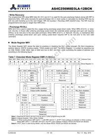 AS4C256M8D3LA-12BCN Datasheet Page 16