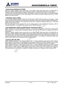 AS4C256M8D3LA-12BCN Datasheet Page 19