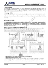 AS4C256M8D3LA-12BIN Datasheet Page 16