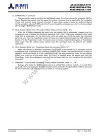 AS4C2M32SA-6TINTR Datasheet Page 17