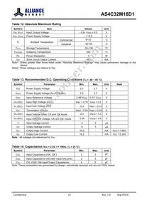 AS4C32M16D1-5BINTR Datasheet Page 11