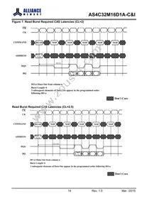 AS4C32M16D1A-5TINTR Datasheet Page 19