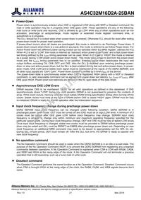 AS4C32M16D2A-25BANTR Datasheet Page 21