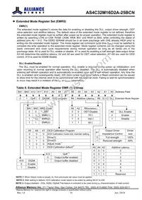 AS4C32M16D2A-25BCNTR Datasheet Page 10