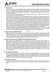 AS4C32M16D2A-25BCNTR Datasheet Page 21