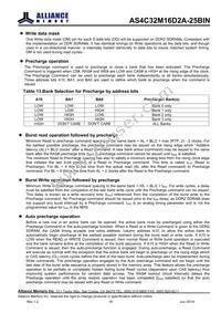 AS4C32M16D2A-25BINTR Datasheet Page 18
