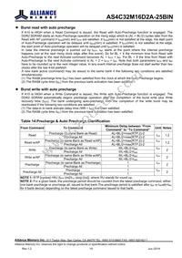 AS4C32M16D2A-25BINTR Datasheet Page 19