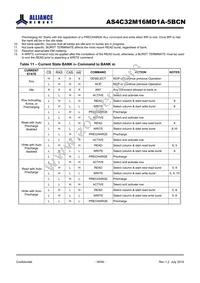 AS4C32M16MD1A-5BCNTR Datasheet Page 18