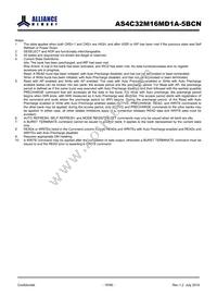 AS4C32M16MD1A-5BCNTR Datasheet Page 19