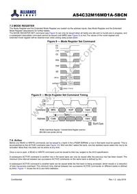 AS4C32M16MD1A-5BCNTR Datasheet Page 21