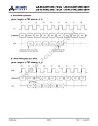 AS4C32M16MS-7BCNTR Datasheet Page 22