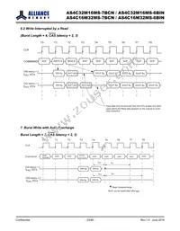 AS4C32M16MS-7BCNTR Datasheet Page 23