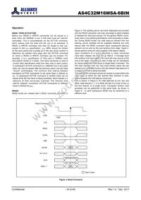 AS4C32M16MSA-6BIN Datasheet Page 18