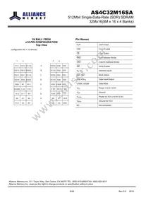 AS4C32M16SA-7BINTR Datasheet Page 6